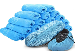 Blue Anti-Skid Polypropylene Shoe Covers