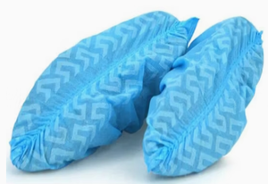 Blue Anti-Skid Polypropylene Shoe Covers