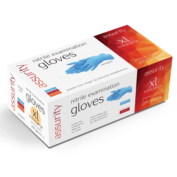 Assurity Nitrile Examination Gloves