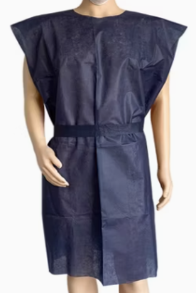 Patient Gown (Sleeveless/Half Sleeves)